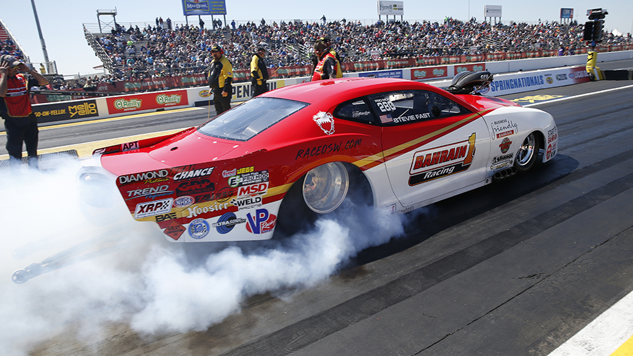 Stevie Dominates JBS Equipment NHRA Pro Mod Win in St. Louis Record Weekend 3 Stevie 'Fast' Jackson during 2026 NHRA Pro Mod campaign