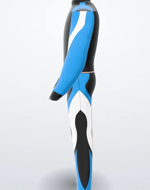 3D suit, left side 3D suit, left side