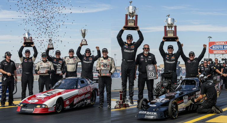 Behind the Scenes with the winners of the Gerber Route 66 NHRA Nationals NHRA Inside the Triumphs of Gerber Route 66 NHRA Winners