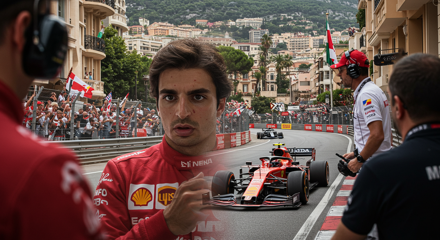 Carlos Sainz at risk of Monaco punishment RacingNews365 Carlos Sainz Faces Possible Tough Monaco Penalty