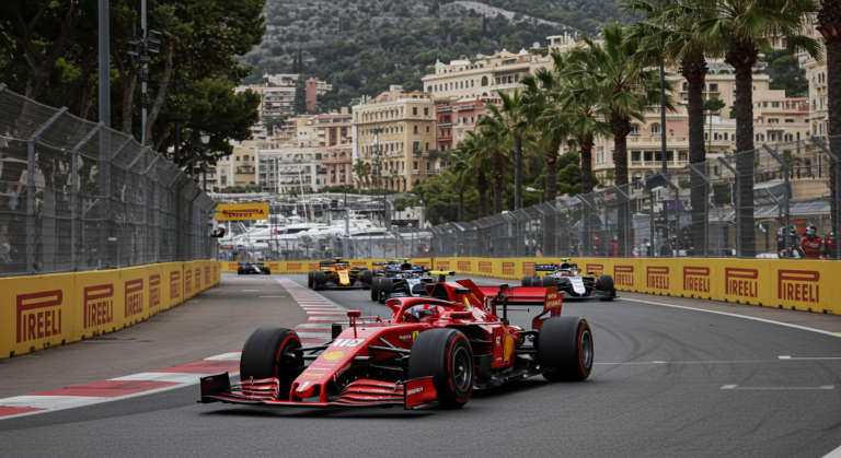 F1 Monaco GP Leclerc tops trafficpacked FP1 ahead of Verstappen Leclerc Dominates Traffic-Filled FP1 at Monaco GP
