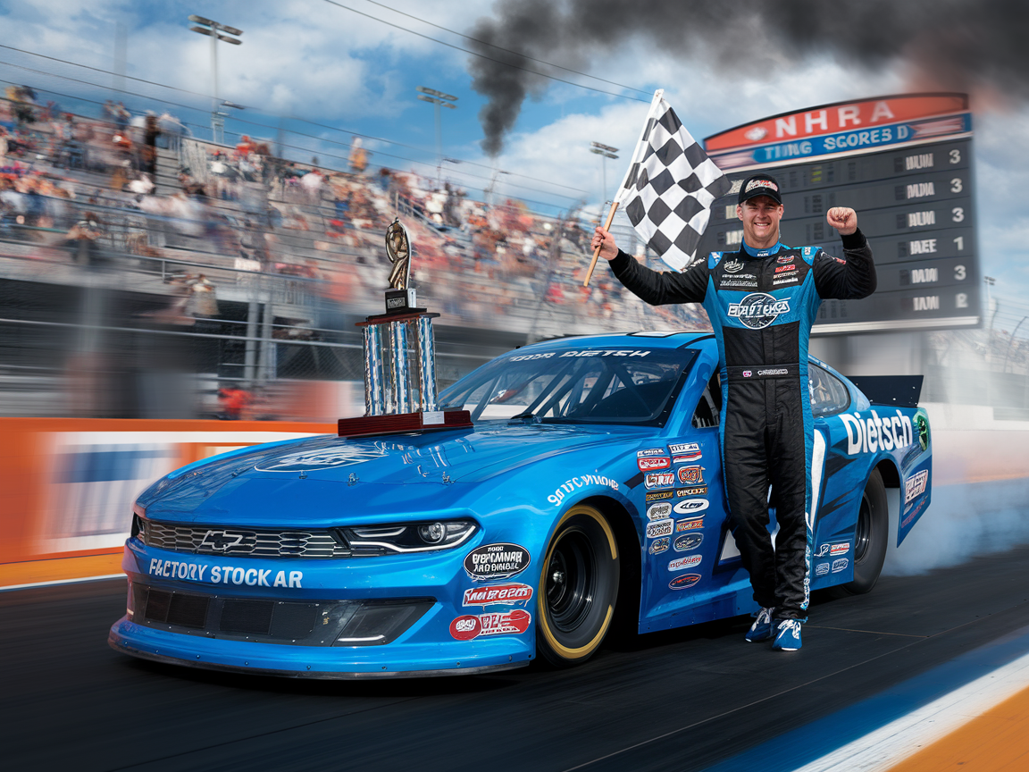 Jason Dietsch scores delayed Gainesville Factory Stock title NHRA 1 Jason Dietsch Clinches Delayed Gainesville Factory Stock Title