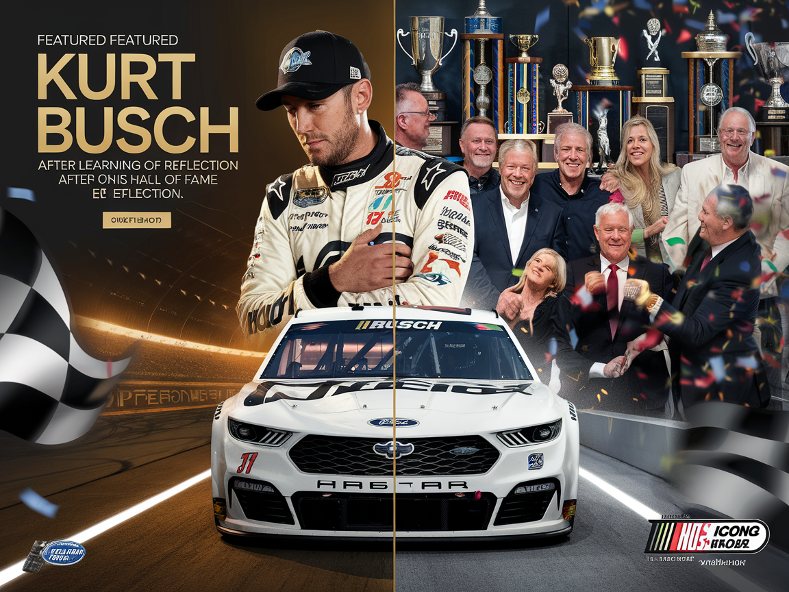 Kurt Busch reacts after learning of Hall of Fame election NASCAR Kurt Busch Fires Up Racer Mode After Hall of Fame Win
