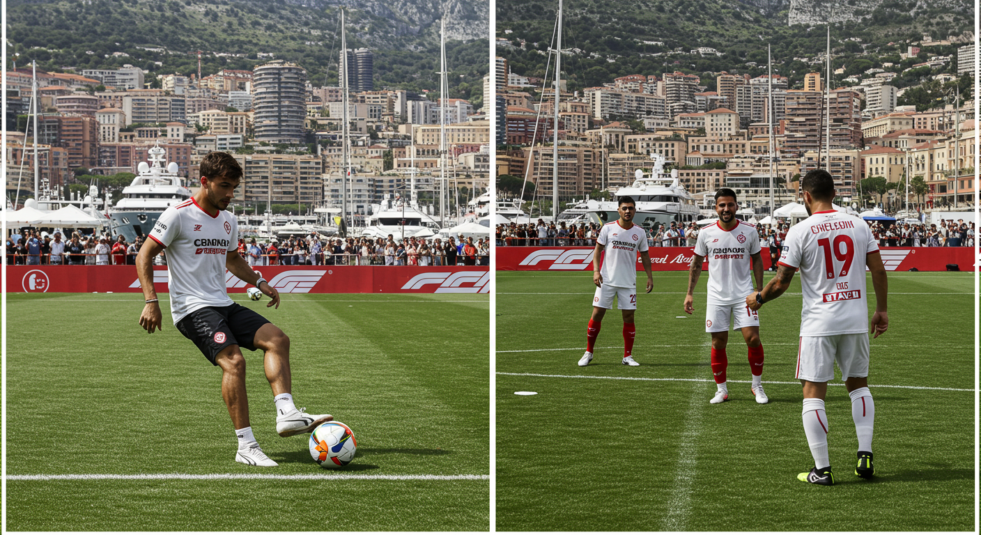 Pierre Gasly lives out dream to be a football player in Monaco GP charity match Pierre Gasly Fulfills Dream Playing Football at Monaco GP Charity
