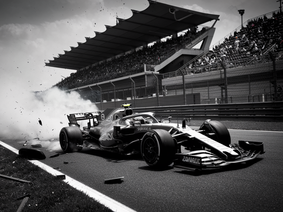 Violent Yuki Tsunoda crash stops F1 Imola GP qualifying F1 Imola GP Qualifying Halted by Devastating Yuki Tsunoda Crash