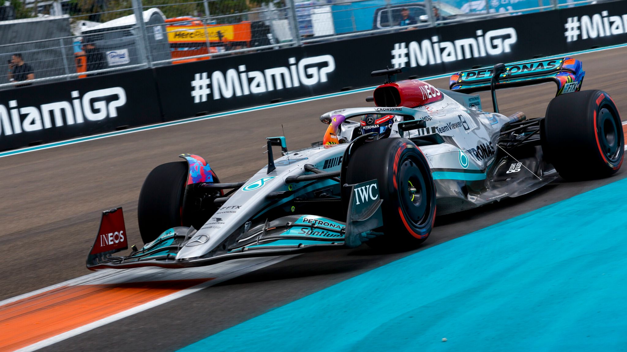 Miami GP George Russell Tops Practice