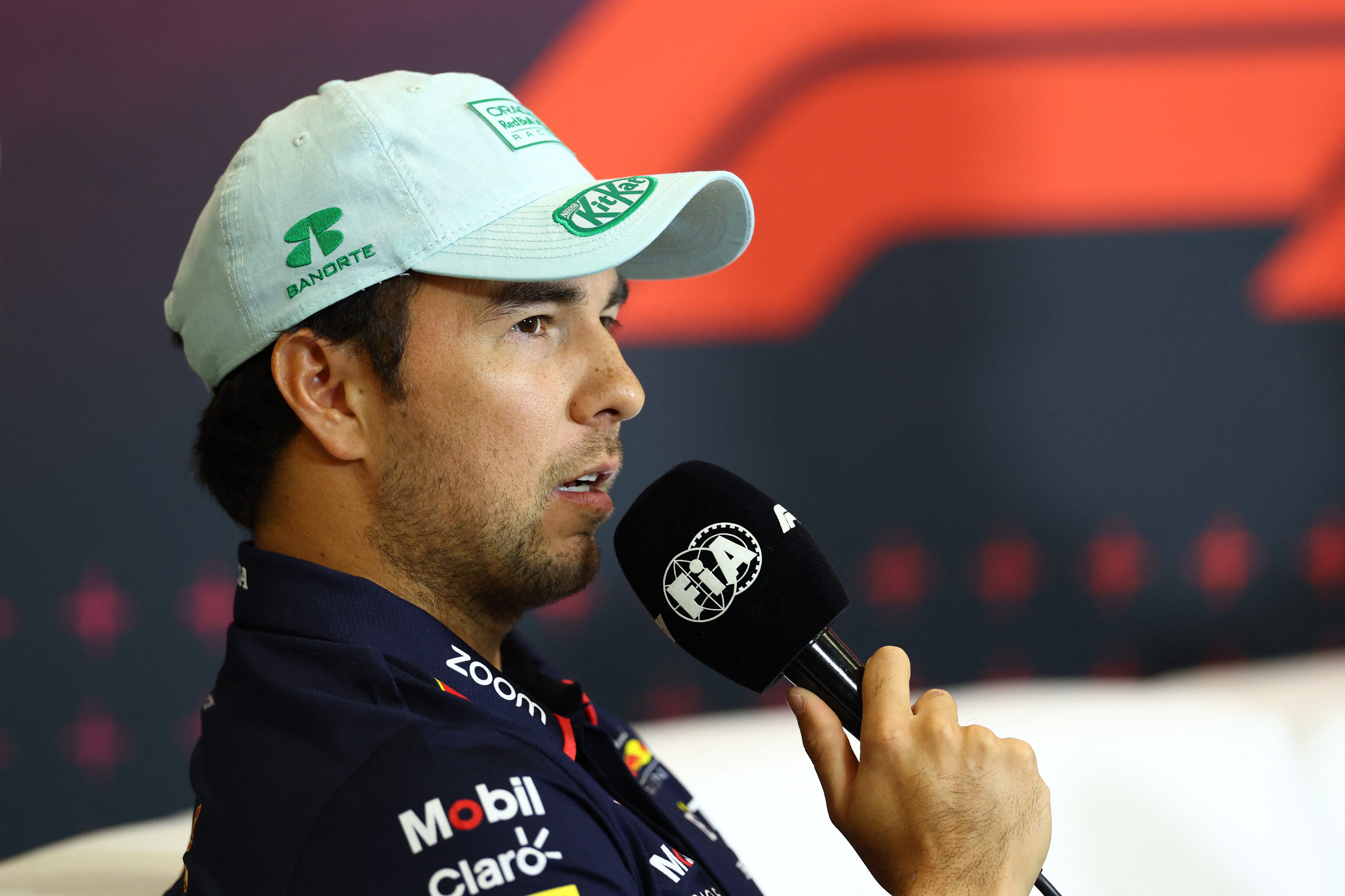 Red Bull F1 car in action during a Grand Prix event