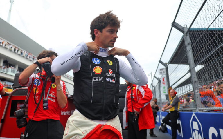 Charles Leclerc Shares Shocked Reaction to Amazing Ferrari Stat