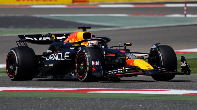 christian horner with red bull team at start of f1 testing in Max Verstappen Demands Red Bull Probe Over 'Feet Flying' Safety Concern