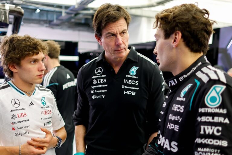 f1 miami grand prix george russell and kimi antonelli title fight Mercedes ‘Nuke’ Prediction Ignites George Russell-Kimi Antonelli Title Battle