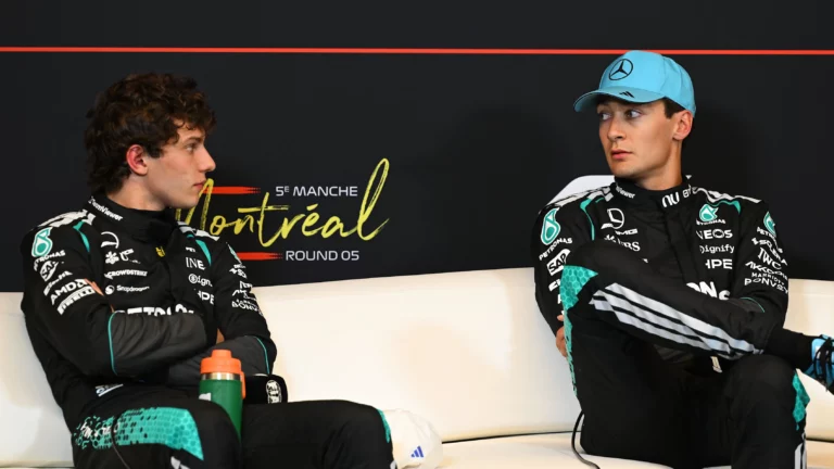 Antonelli Shares Insights in Chat with Russell After Canada Sprint 13 kimi antonelli explains chat with george russell and toto wolff Antonelli Shares Insights in Chat with Russell After Canada Sprint