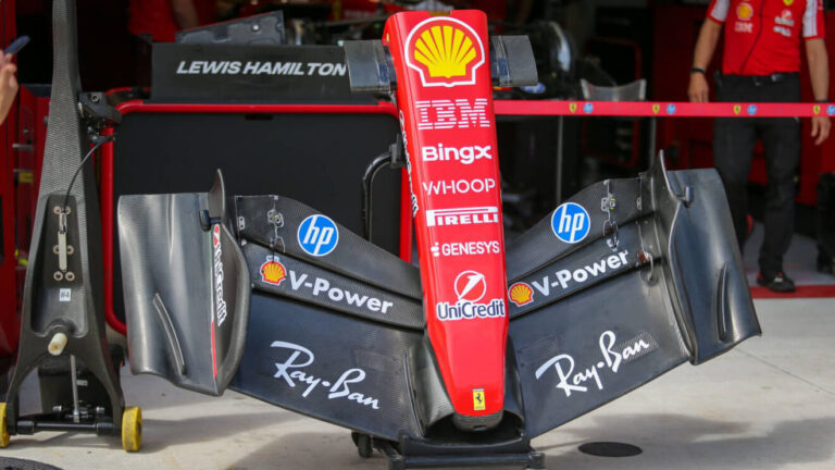 lewis hamilton ferrari front wing concern mclaren mercedes red Lewis Hamilton Demands Probe into Rival F1 Team's Controversial Tactic