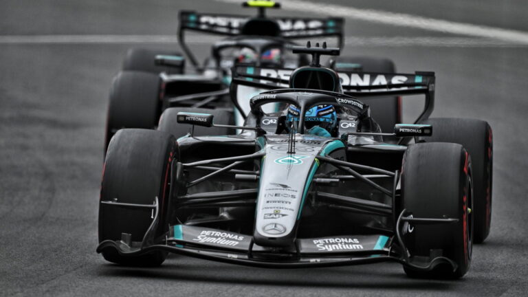 mercedes uncovers details of george russells catastrophic Mercedes Unveils Shocking Reason Behind Russell’s Canada DNF