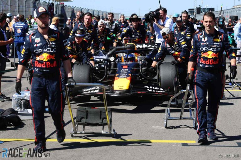 red bull fined 50000 for team members formation lap rules Racing Bulls Hit With Large Fine Over Major Rule Violation