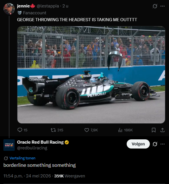 red bull fires george russell social media dig after retirement George Russell Sparks Red Bull Social Media Clash After Retirement