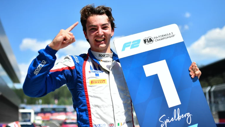 f2 john bennett seals maiden victory in spielberg with last lap Bennett Clinches First F2 Win with Dramatic Last-Lap Overtake
