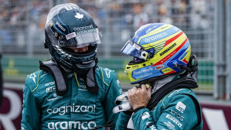 lance strolls performance will please aston martin more than Lance Stroll Ends Fernando Alonso’s Hot Streak in Barcelona Surprise