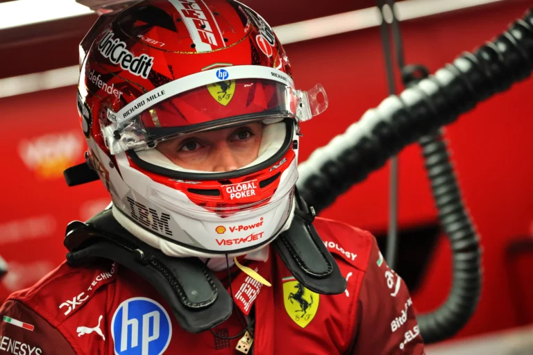 leclerc handed stewards verdict after las vegas fp2 investigation Charles Leclerc and Lando Norris Face Stewards’ Verdict After Rare Rule Breach