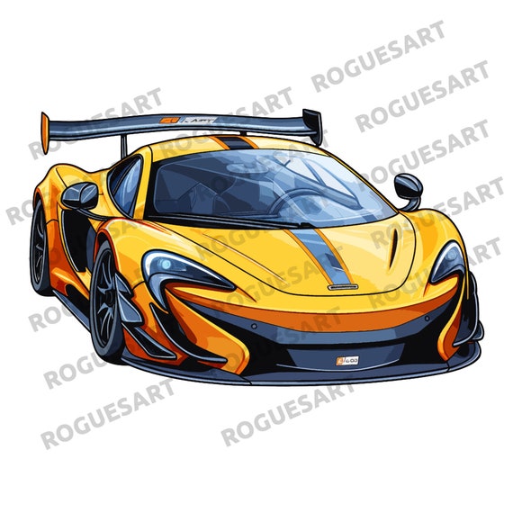 mclaren p1 clipart png svg digital download printable McLaren Abandons Bold Upside-Down Rear Wing Debut in Austria
