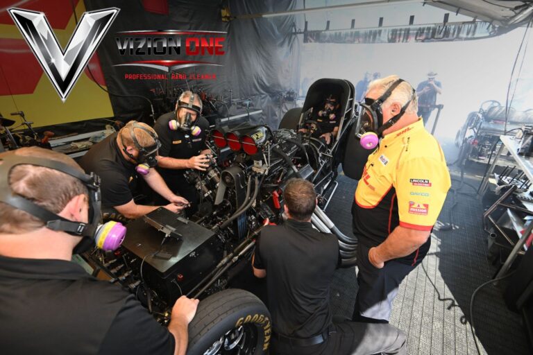 nhra and vizionone hand cleaner spotlight nitro crew members with NHRA and VizionOne Honor Nitro Crew’s Hardest Worker with Grunt of the Race Award
