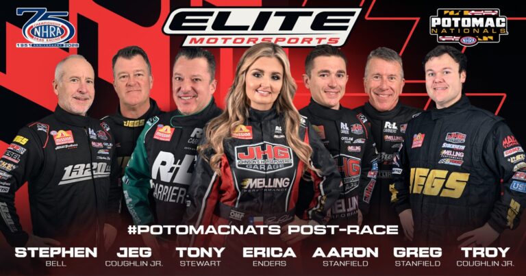 nhra potomac nationals results troy coughlin jr and greg Troy Coughlin Jr. and Greg Stanfield Propel Team Elite to Semifinals Victory