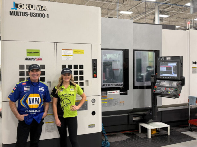 okuma joins ron capps motorsports as official cnc machining OKUMA Becomes Ron Capps Motorsports’ Trusted CNC Machining Partner