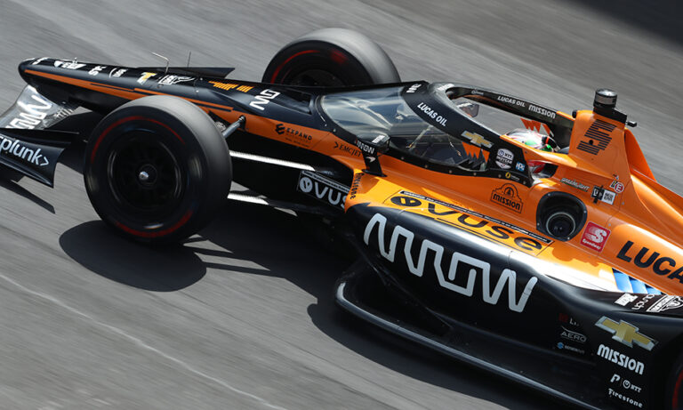 Pato O’Ward Surges to Lead Late in WWTR Opening Practice 1 oward paces practice for bommarito automotive group 500 Pato O’Ward Surges to Lead Late in WWTR Opening Practice