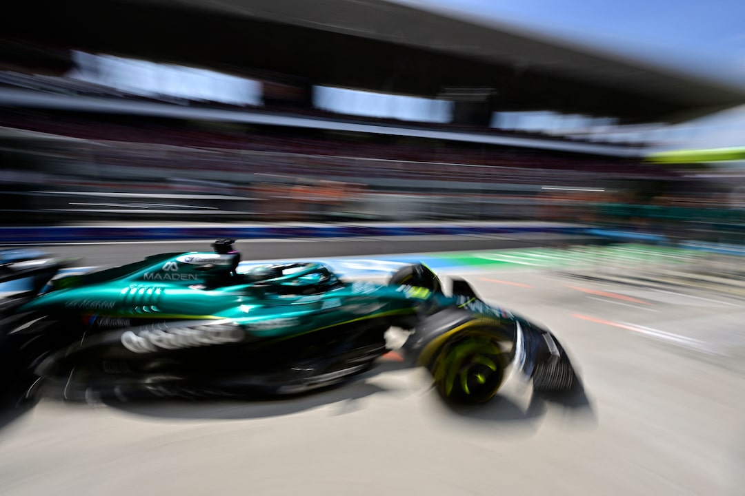 Aston Martin crew working during the Hungarian Grand Prix weekend