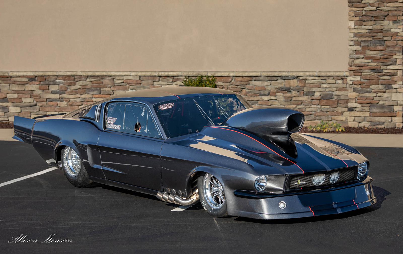 Brian McGee's 1967 Fastback Mustang prepared for PDRA Pro Street