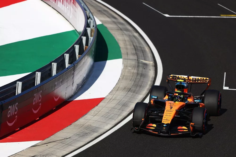 Lando Norris Seizes Historic Pole at Hungarian GP, Denies Lewis Hamilton 2 Lando Norris celebrates pole position after Hungarian GP qualifying