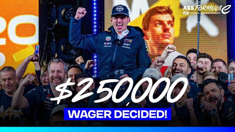 formula e donates 250000 to charity from bet on max verstappen How Formula E Will Capture Max Verstappen’s Zandvoort Excitement