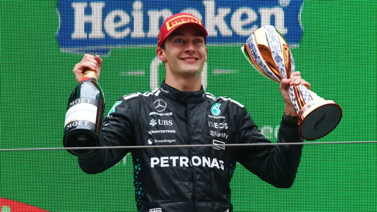 George Russell Credits Silverstone 'Luck' for Saving His Podium Spot 5 george russell overjoyed with one of my best weekends in f1 George Russell Credits Silverstone 'Luck' for Saving His Podium Spot