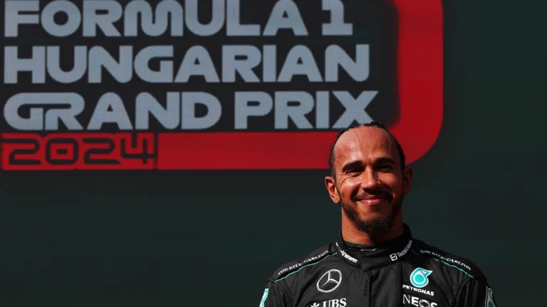 hamilton thrilled with podium in hungary after very tough race Hamilton Frustrated by Expensive Errors in Hungarian GP Drama