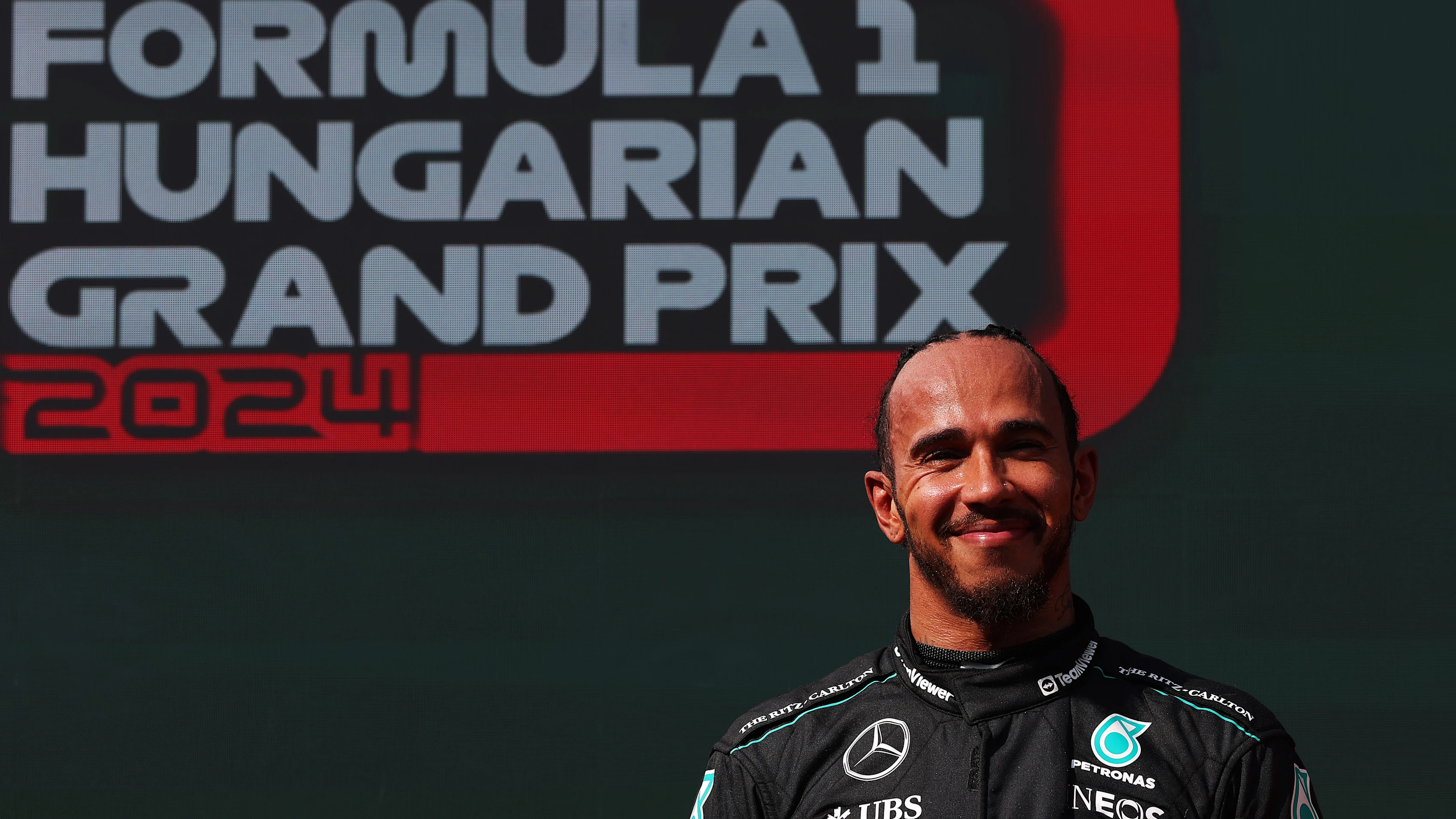 Lewis Hamilton during the Hungarian Grand Prix weekend