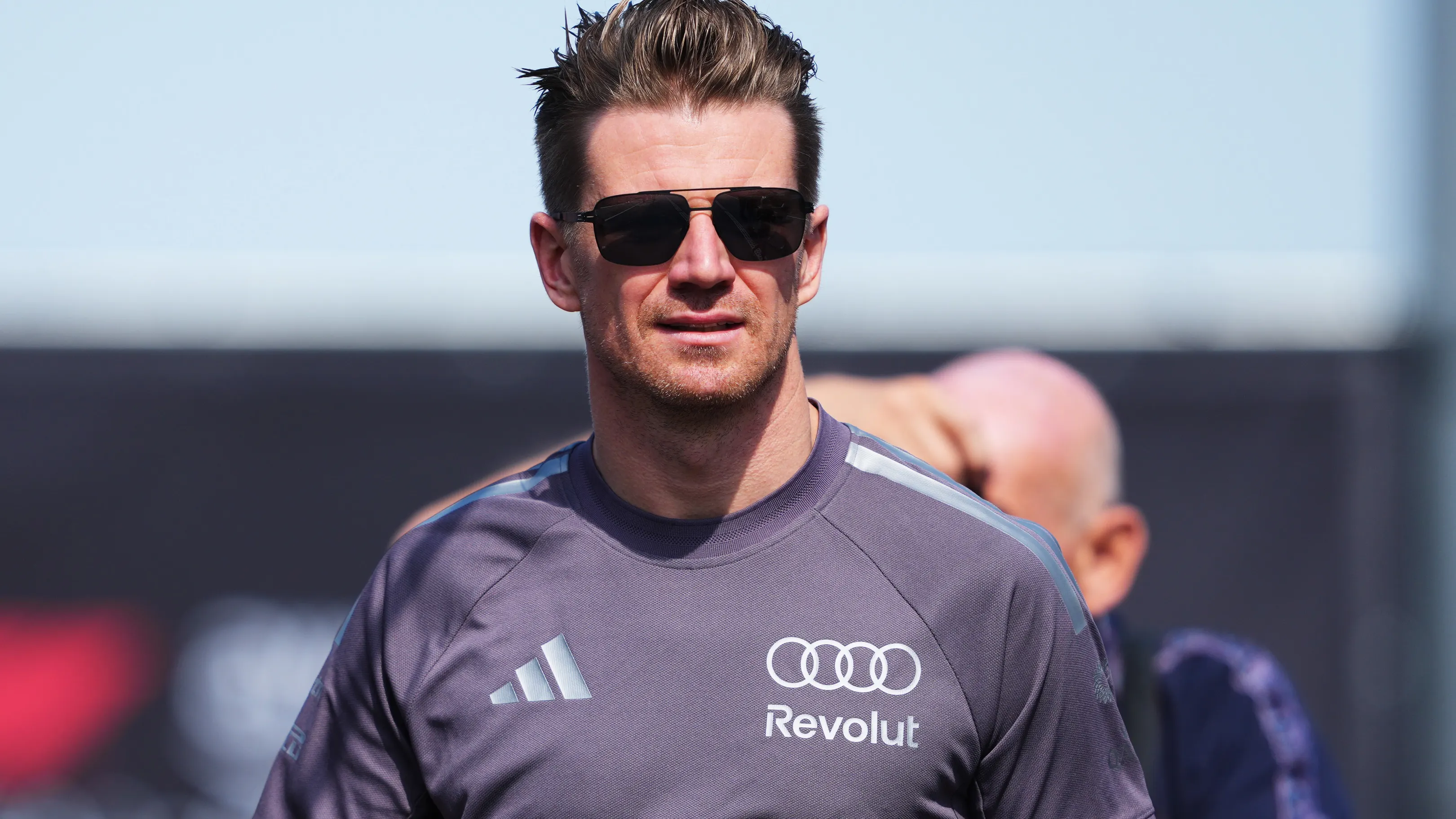 Nico Hulkenberg in action at the Hungarian Grand Prix for Audi