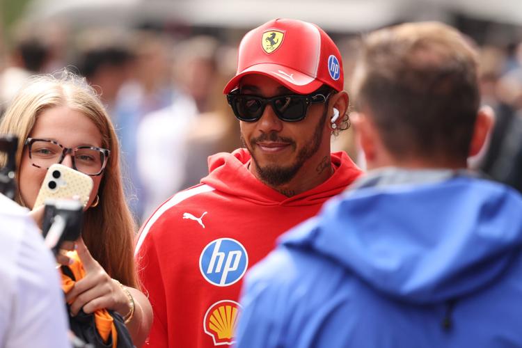 Kimi Antonelli celebrates pole position ahead of Red Bull challenge
