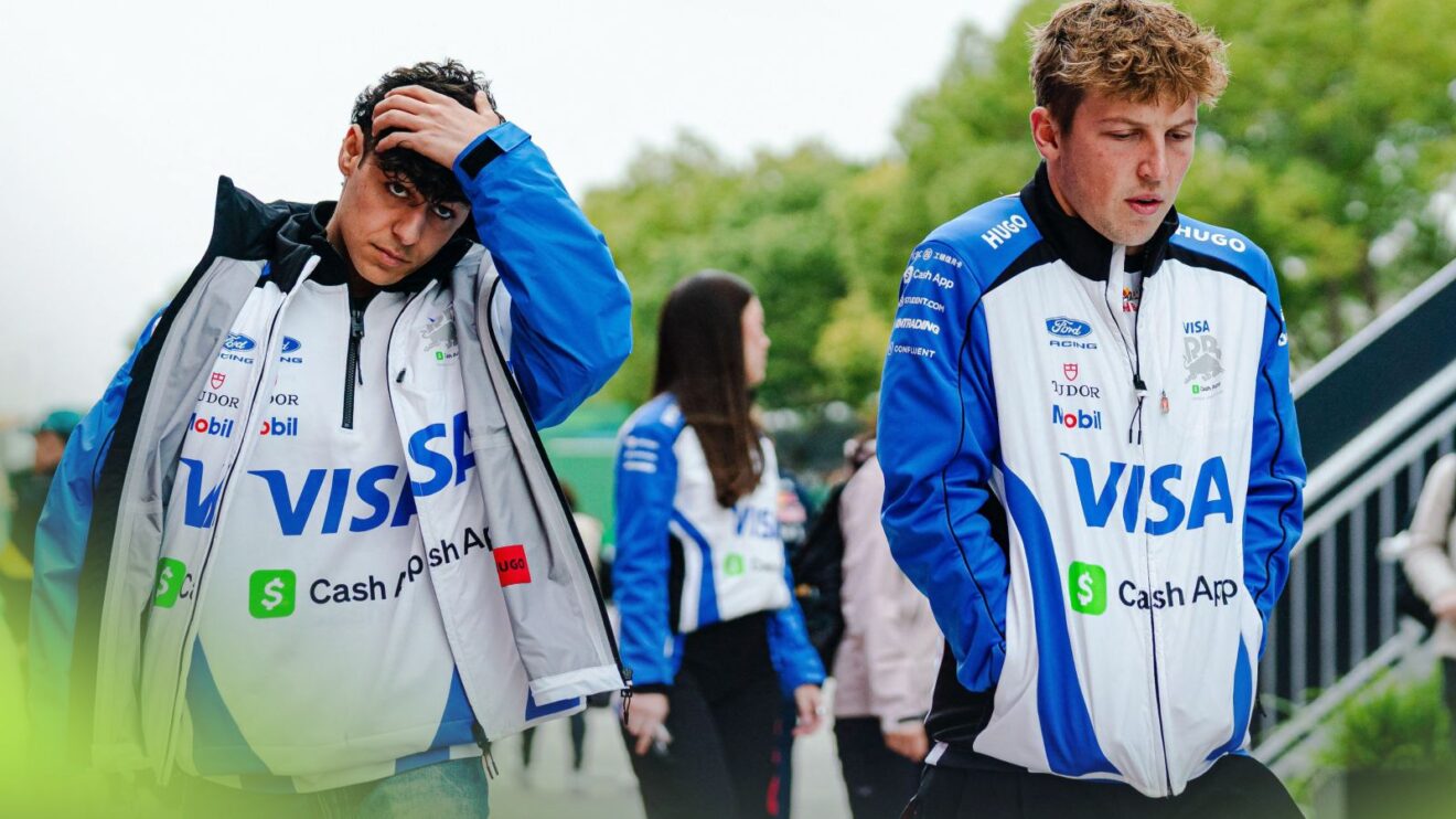 Liam Lawson during an F1 weekend