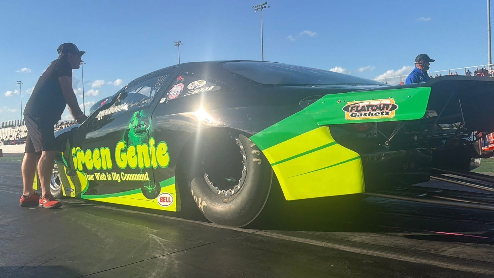 Mike Coughlin to race the Green Genie MMPS Camaro at Night Under Fire