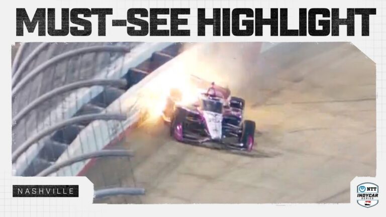 Kyle Kirkwood Tops Crash-Shortened Nashville Practice Session 14 nashville polesitter kyle kirkwood crashes in final practice Kyle Kirkwood Tops Crash-Shortened Nashville Practice Session