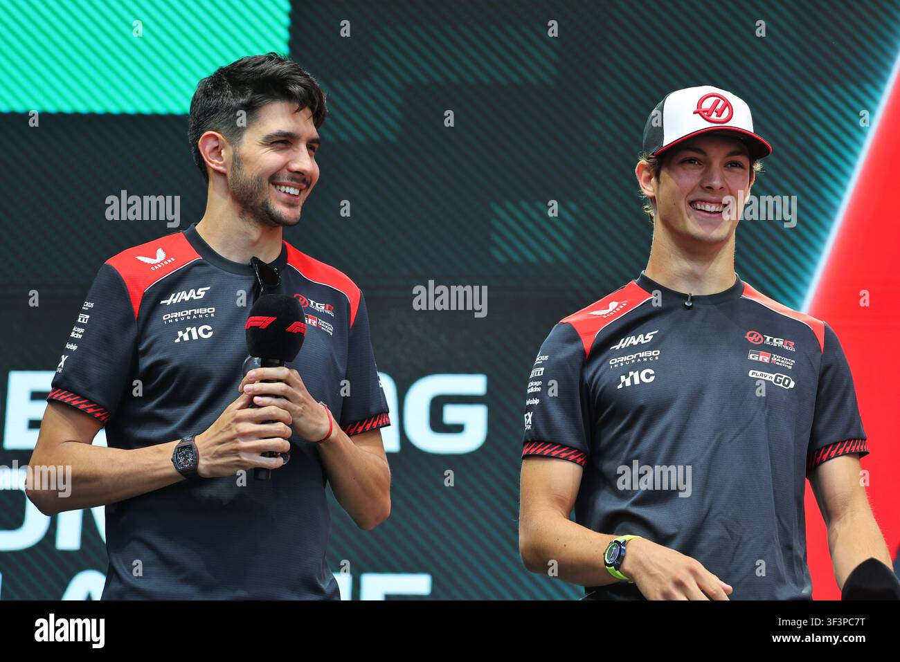 ollie bearman and esteban ocon hi res stock photography and images Haas Drivers Reveal Bold Take on Hungarian GP Outcome