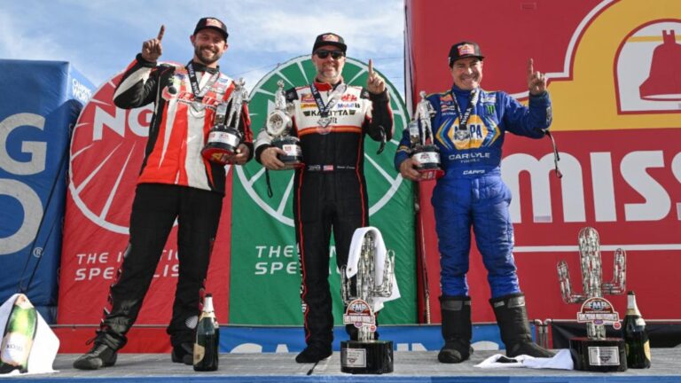 regular season title back for second straight year in nhra mission High Gear Drones and Powell Roofing Excited as ScottRod Racing’s Associate Sponsors at NHRA Nationals