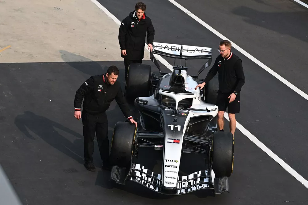 sergio perez struck by technical failure cadillacs had for far Strange Sergio Perez Crash Triggers Red Flag After Cadillac Fails