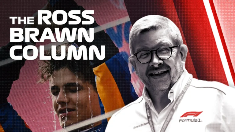 the ross brawn column on mercedes dilemma perezs penalties Mercedes Faces Crucial F1 Penalty Decision Ahead