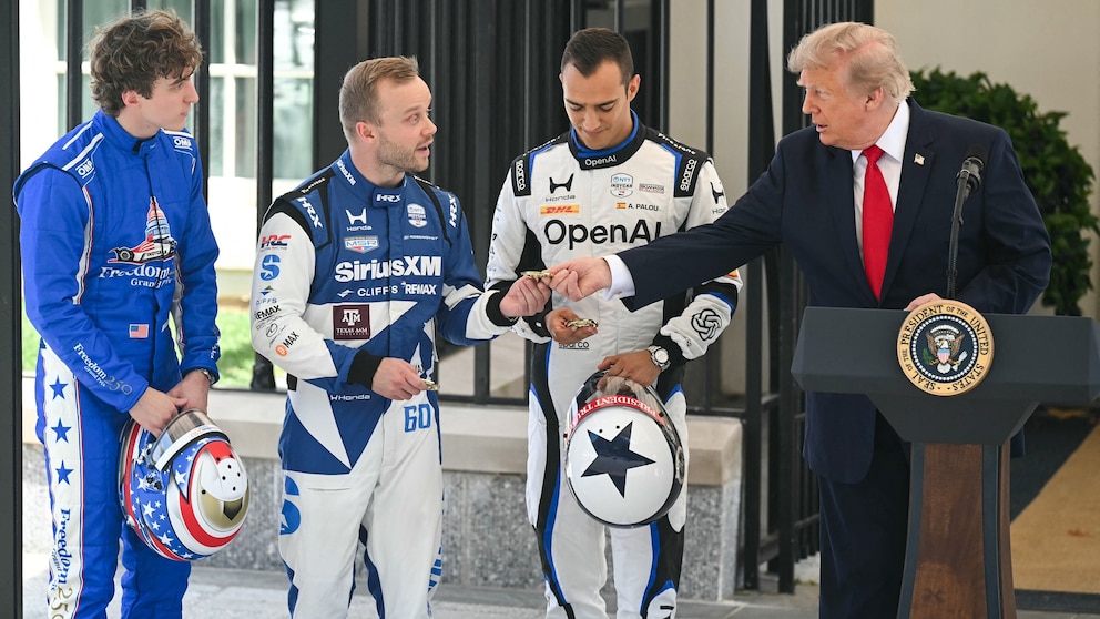 INDYCAR Stars Energize White House Ahead of Freedom 250 Grand Prix 3 President Trump hosts IndyCar drivers and Team Penske at the White House ahead of the Freedom 250