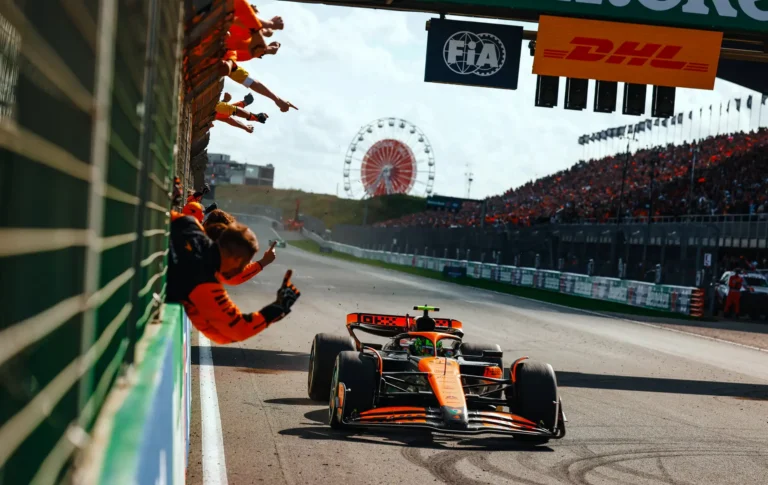 2024 dutch grand prix full weekend report highlights f1 history Rain Shakes Up Action at Dutch GP in Zandvoort