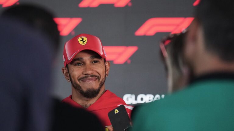 hamilton looks for a chance to pressure antonelli as f1 title race Lewis Hamilton Reveals the 'Pressure' Thrill Missing in F1 Racing