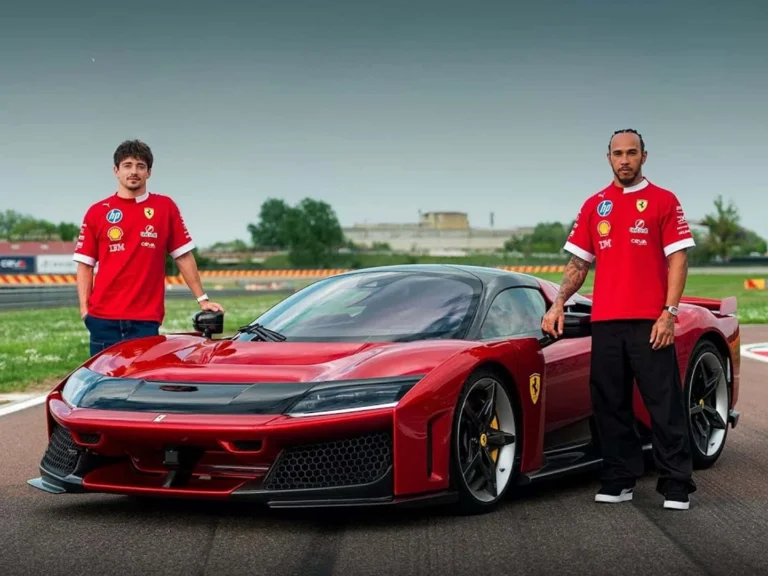 lewis hamilton hypes up the ferrari f80 fastest road car ive Lewis Hamilton Confirms Denied Ferrari Request in Uplifting Statement