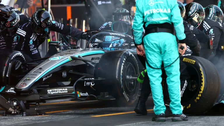 mercedes reveal unusual issue that compromised end to george Toto Wolff Reveals Bold Mercedes F1 Upgrade Plan Amid Rising Pressure