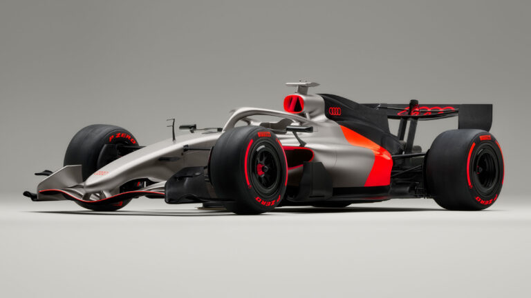 this is the r26 concept and its a preview of audis first ever Audi Reveals Powerful Five-Word Take on First F1 Season Midway