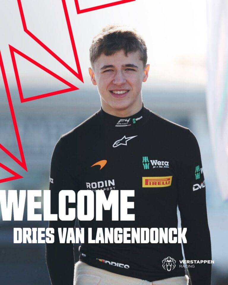 we are pleased to welcome belgian motorsport talent dries van Max Verstappen Reveals Strong Belief in Belgium’s Rising Racing Star